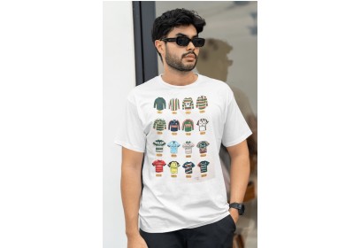 Leicester Tigers Retro Art Rugby Union Shirts T-Shirt